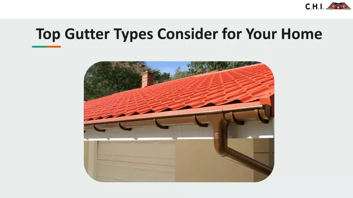 top gutter types consider for your home