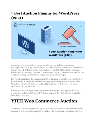 7 best auction plugins for wordpress 2021