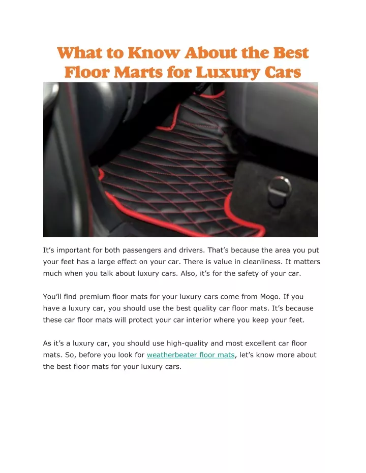 what to know about the best floor marts