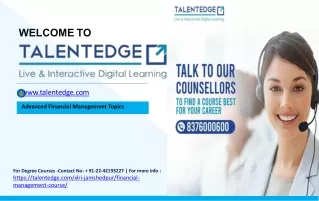 Advanced Financial Management Topics