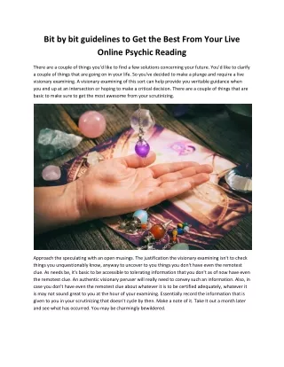 online psychic