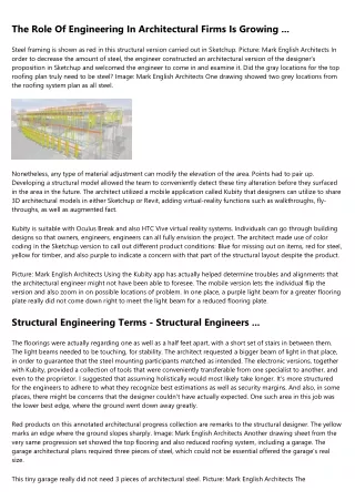 the role of engineering in architectural firms