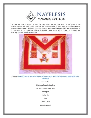 the masonic gem is a term utilized