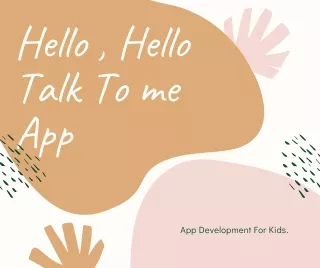 Talk To Me App