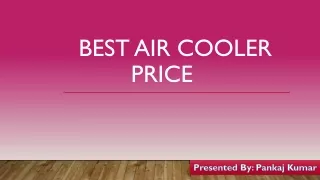 TOP 5 Air Cooler Price