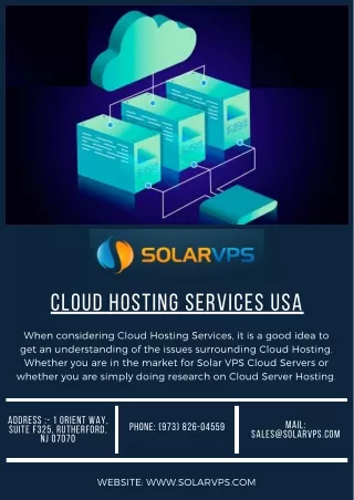 cloud hosting services usa
