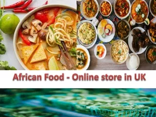 African Food – Online Store in UK