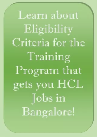learn about eligibility