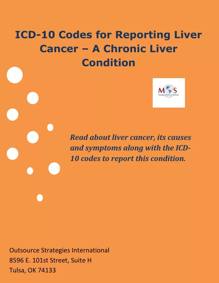 icd 10 codes for reporting liver cancer a chronic