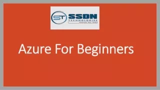 Azure For Beginners