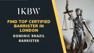 Find Qualified Barrister In London | Dominic Brazil Barrister