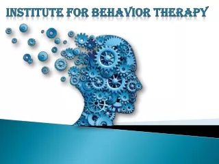 institute for behavior therapy