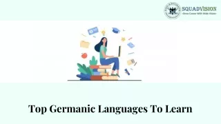 top germanic languages to learn