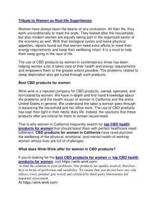 CBD gummies benefits California