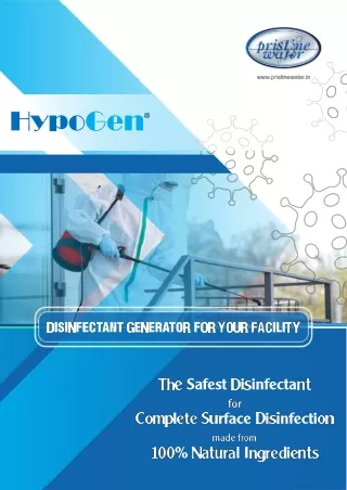 HypoGen - Disinfectant Generator for your facility