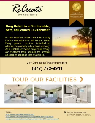 drug rehab in a comfortable safe structured