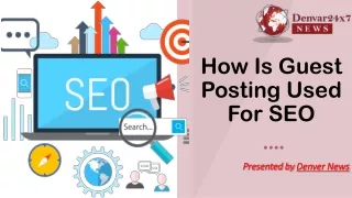 how is guest posting used for seo