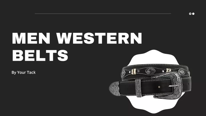 men western belts
