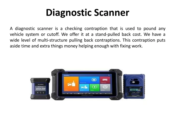 diagnostic scanner