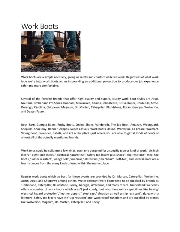 PPT - Breathable Work Boots PowerPoint Presentation, free download - ID ...