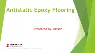 Best Antistatic Epoxy Flooring Service in India By Jemkon