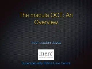 the macula oct an overview