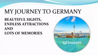 my journey to germany