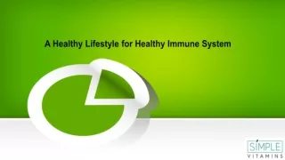 A Healthy Lifestyle for Healthy Immune System