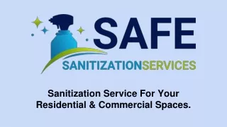 sanitization service for your residential