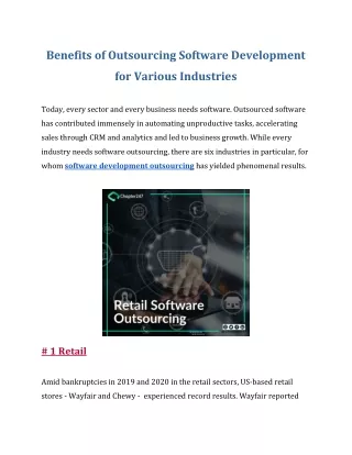 benefits of outsourcing software development
