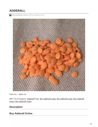 adderall