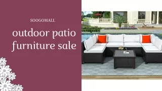 outdoor patio furniture sale : SOOGOMALL
