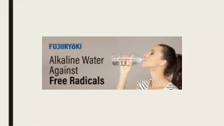 Effects of Alkaline water on Free Radicals
