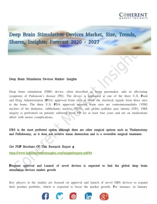 deep brain stimulation devices market size trends
