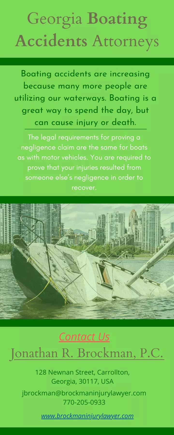 georgia boating accidents attorneys
