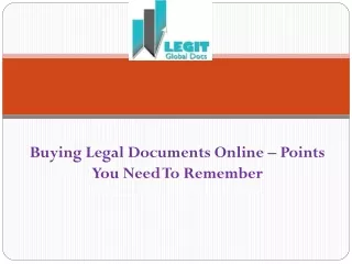 buying legal documents online points you need to remember