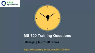 ms 700 training questions