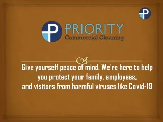 Commercial Cleaning Services Baltimore | Priority Commercial Cleaning