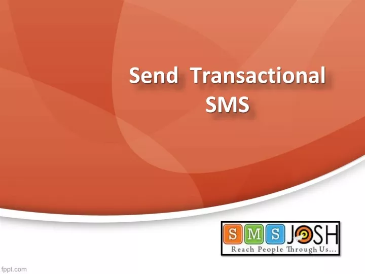 send transactional sms