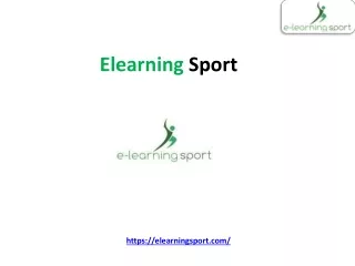 Elearning Sport - The new way to learn and teach your passion and get rewarded for it