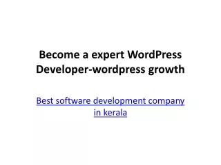 best wordpress developer in kerala-software development company in kerala