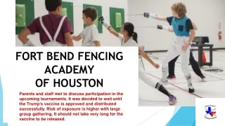 Do You Know About The Fencing Coaches in Texas?