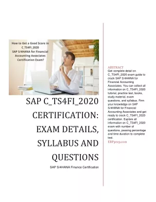 abstract get complete detail on c ts4fi 2020 exam