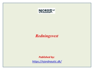 redningsvest published by https njordnautic dk