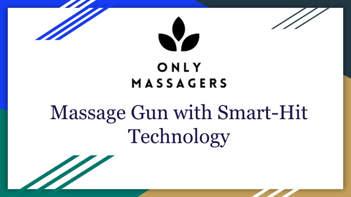 massage gun with smart hit technology