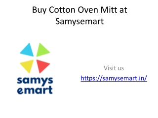 Buy 3 pack Oven Mitt and Pot Holder chambray Black at Samysemart