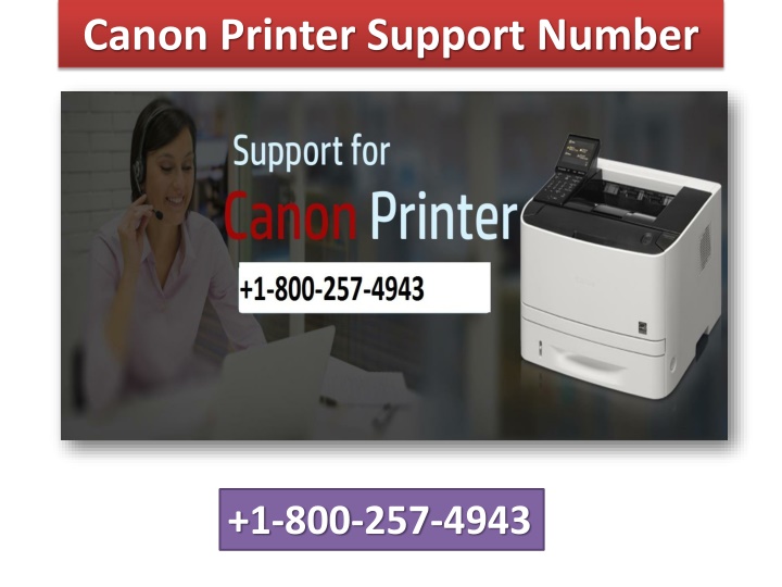 canon printer support number