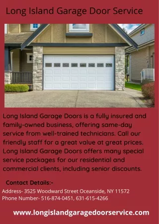 Best Garage Door Long Island Services in  newyork, USA