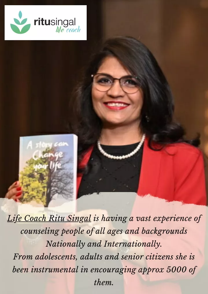 life coach ritu singal is having a vast