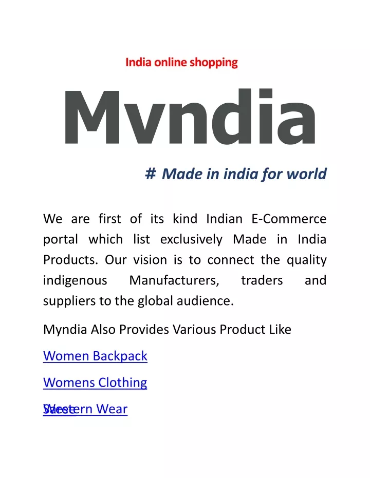 india online shopping